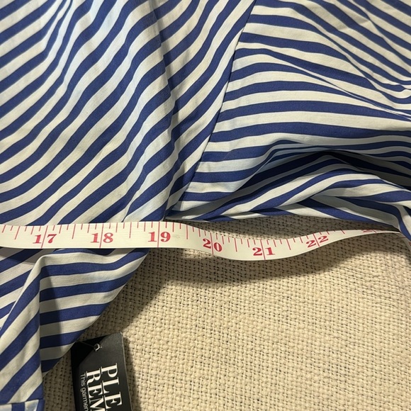 New York & Company NWT Pullover Wrap V Neck Stripe Dress - Picture 9 of 11